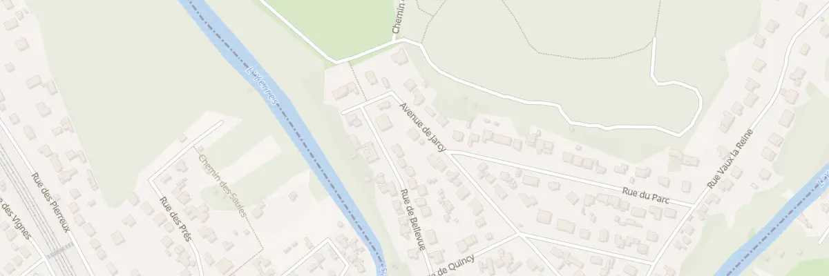 Plan du 33 Av de Jarcy à Varennes-Jarcy