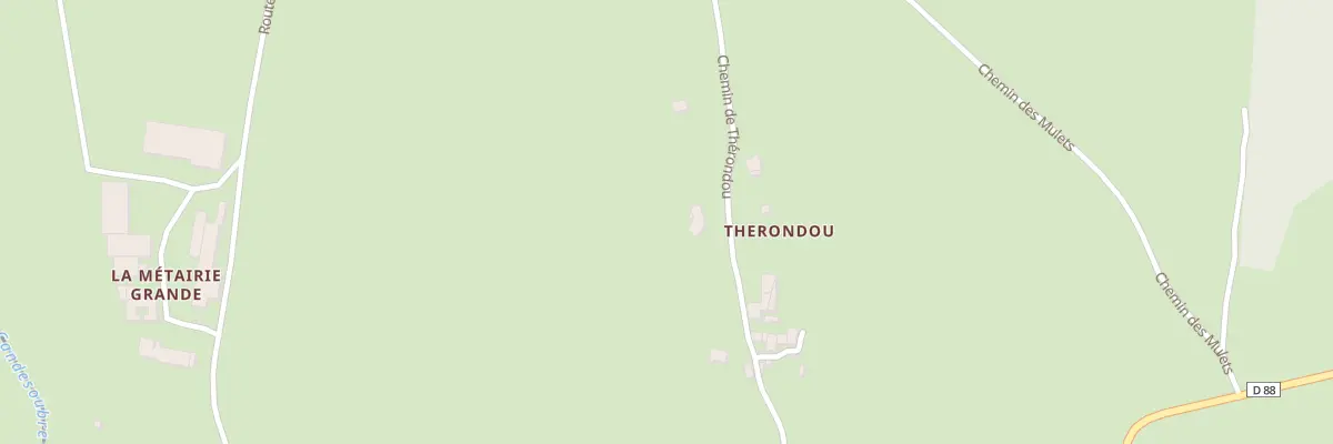Plan du 12 Therondou à Sauveterre