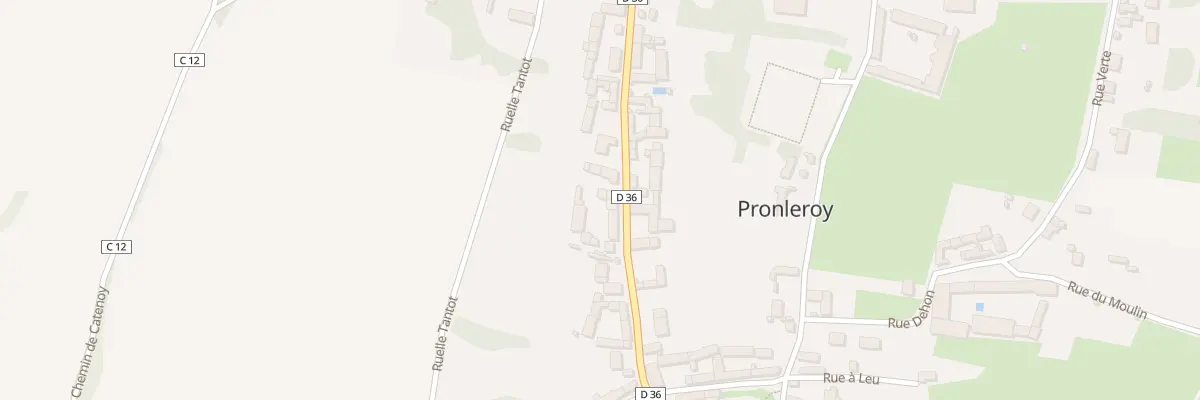 Plan du 19 Gr Grande Rue à Pronleroy