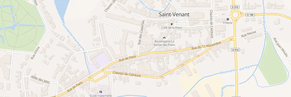 Plan du 26 Rue de Paris à Saint-Venant