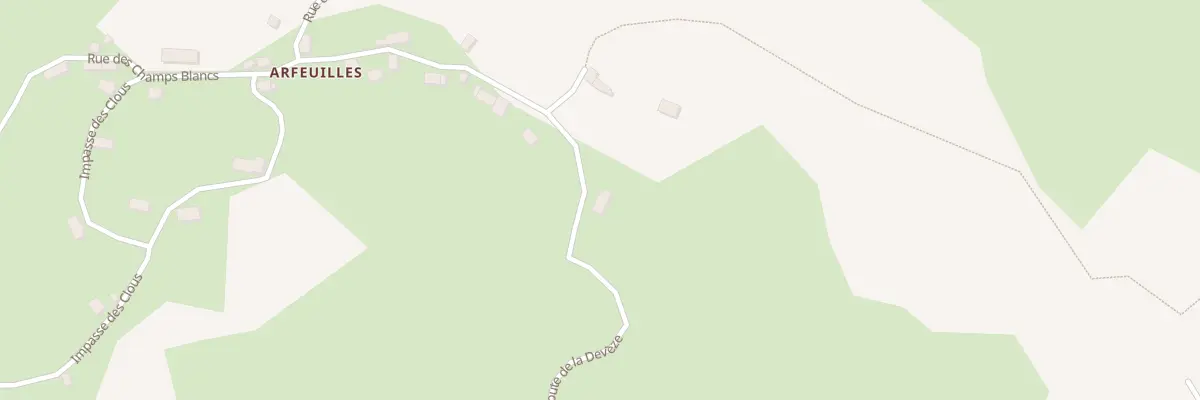Plan du 6003 Arfeuilles à La Monselie