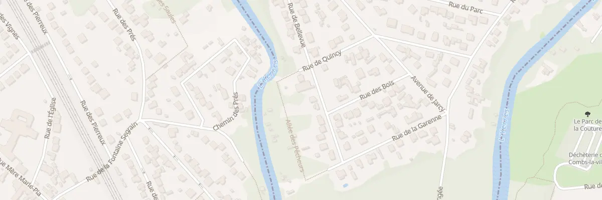 Plan du 13 Rue de Bellevue à Varennes-Jarcy