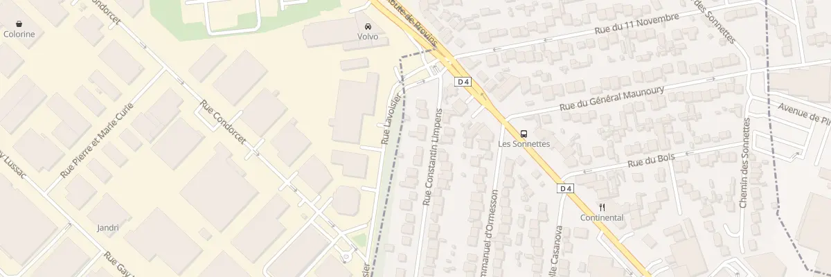 Plan du 14 Rue Constantin Limpens à Ormesson-sur-Marne