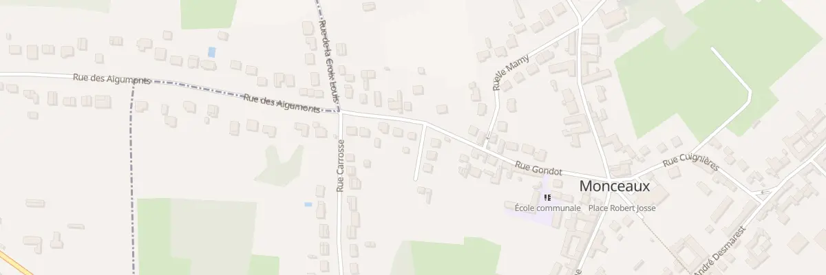 Plan du 235 Rue Gondot à Monceaux