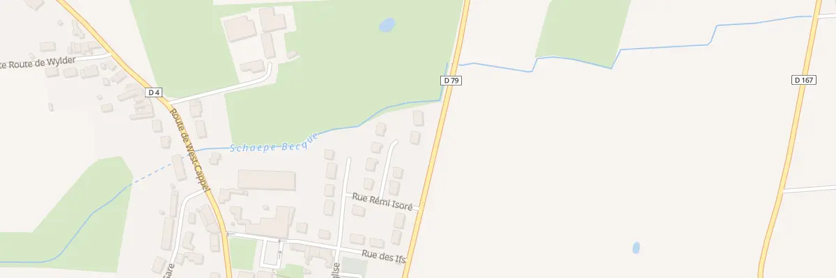 Plan du 8 Imp de la Becque à Bambecque