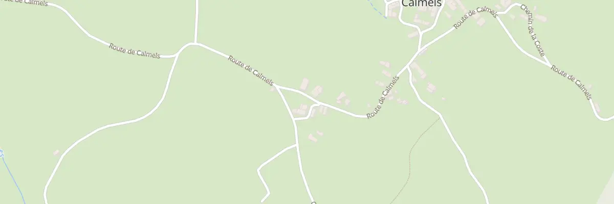 Plan du 5033 Calmels à Berlats