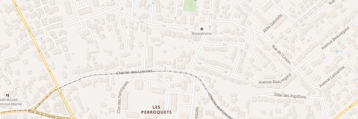 Plan du 53 Che des Lyonnes à Villiers-sur-Marne