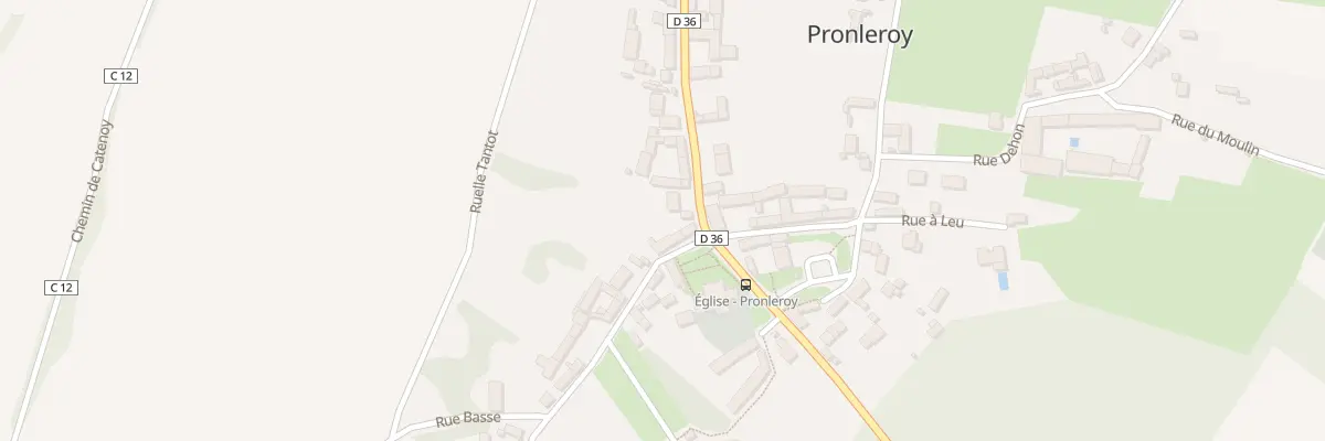 Plan du 5 Grande Rue à Pronleroy