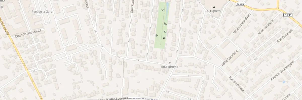 Plan du 23 Rue Georges Demésy à Villiers-sur-Marne