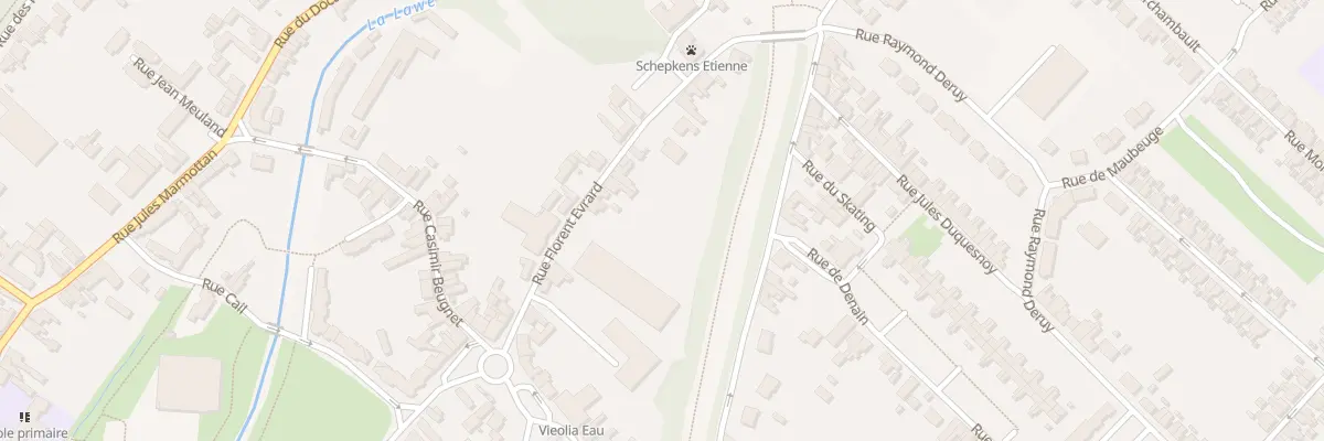 Plan du 142 Rue Florent Evrard à Bruay-la-Buissière