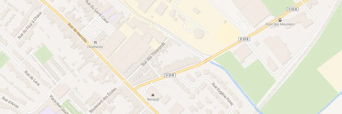 Plan du 43 Rue du Pont des Meuniers à Hazebrouck