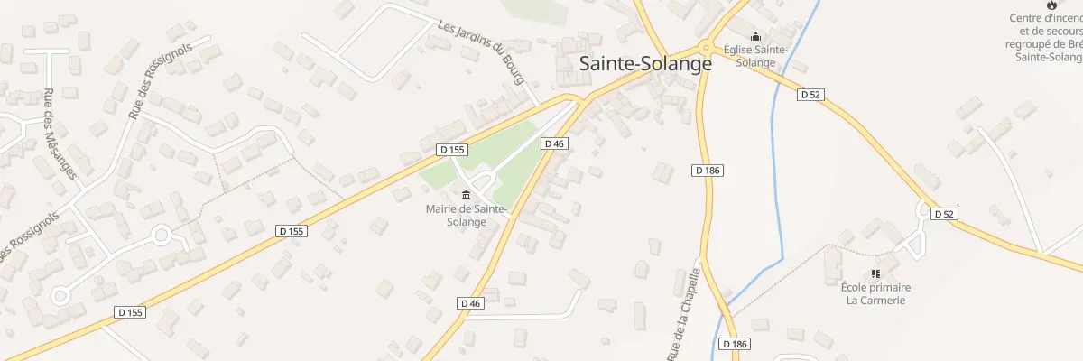 Plan du 16 Rte de Moulins sur Yevre à Sainte-Solange
