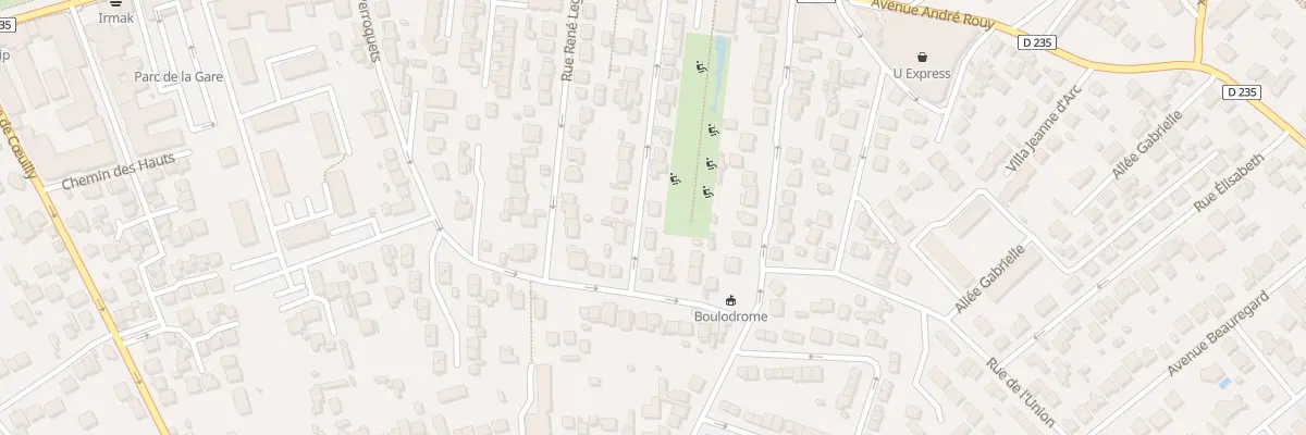 Plan du 21 Rue Georges Demésy à Villiers-sur-Marne