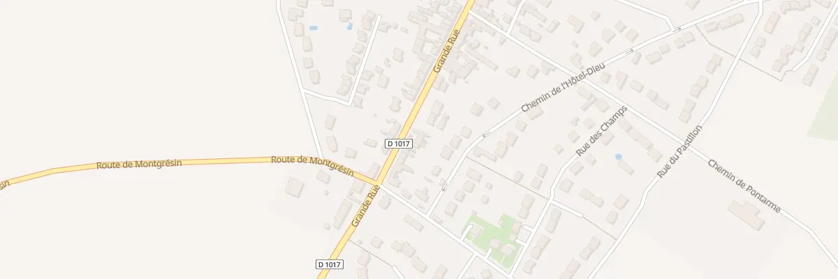 Plan du 14 Grande Rue à Pontarmé