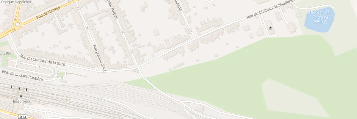 Plan du 18 Rue du Contour de la Gare à Hazebrouck