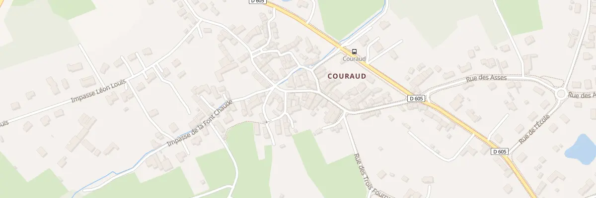 Plan du 12 Rue du Doc Chalais à Domérat