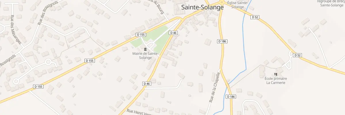 Plan du 22 Rte de Moulins sur Yevre à Sainte-Solange