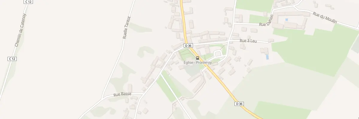 Plan du 1 Rue du Général Mangin à Pronleroy