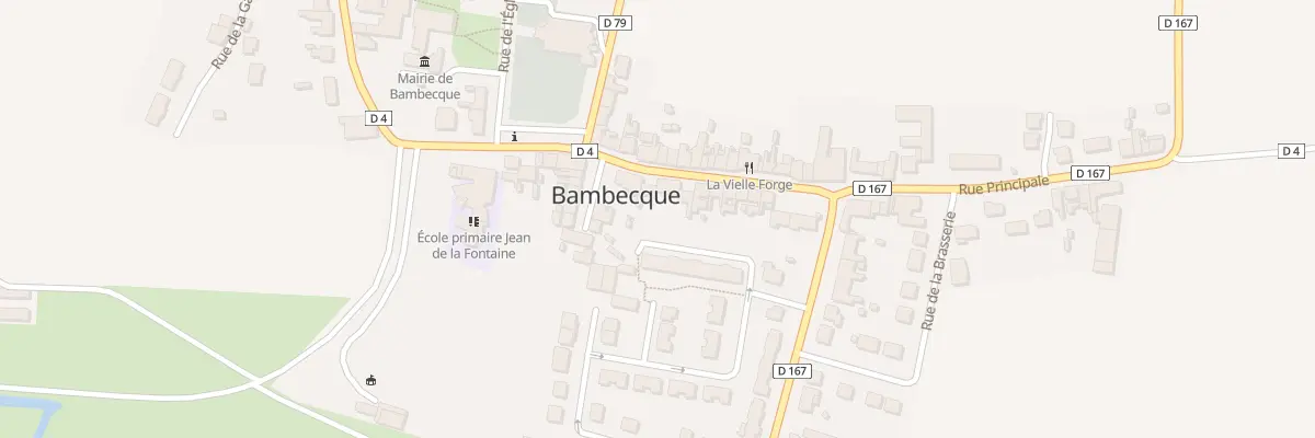 Plan du 43 Rue Principale à Bambecque
