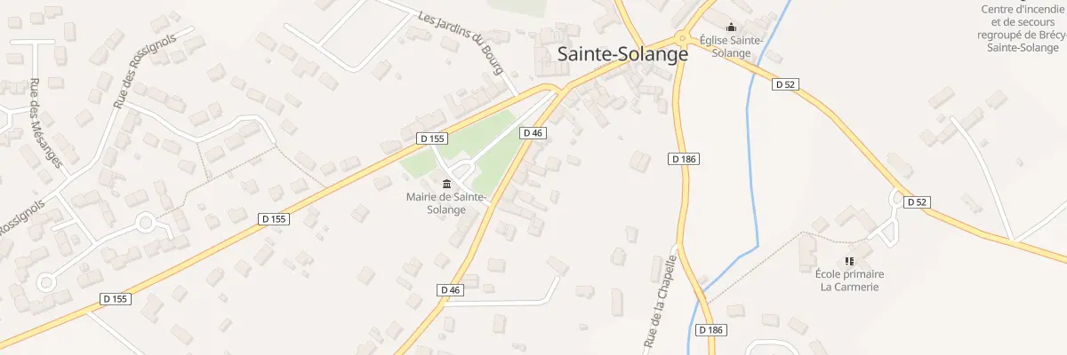 Plan du 20 Rte de Moulins sur Yevre à Sainte-Solange