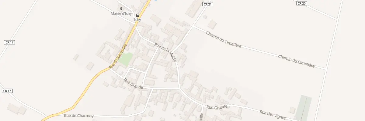 Plan du 2 Rue de la Mairie à Ichy