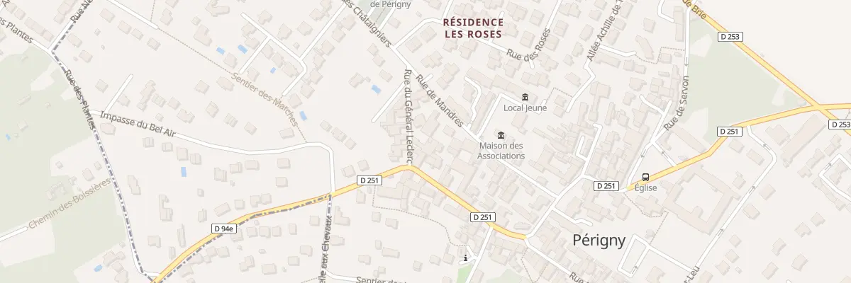 Plan du 4 Rue du Gal Leclerc à Périgny