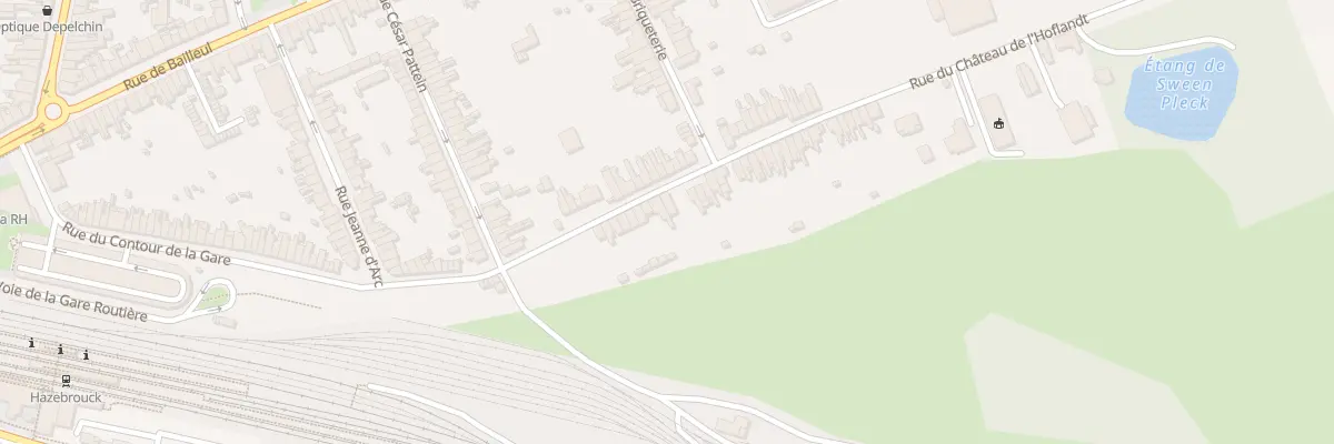 Plan du 22 Rue du Contour de la Gare à Hazebrouck