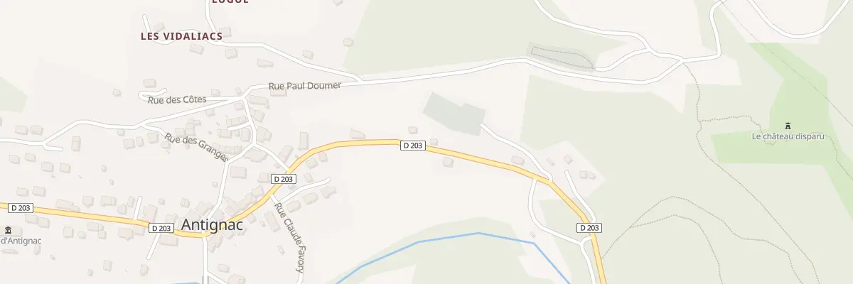 Plan du 17 Rue Jacques de Chabannes à Antignac