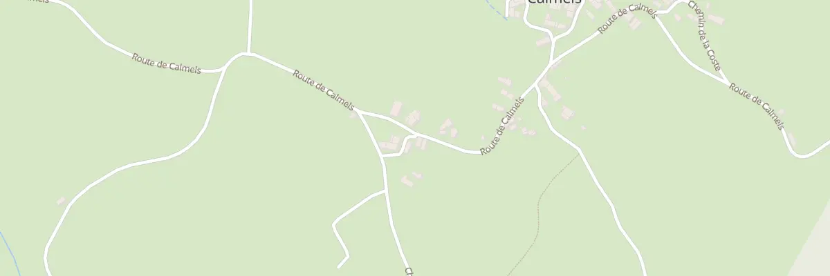 Plan du 5129 Calmels à Berlats