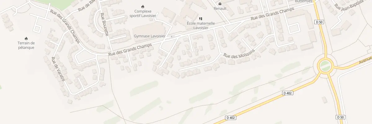 Plan du 12 Rue des Semailles à Lieusaint