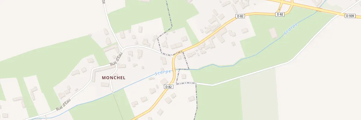 Plan du 1 Rue Principale à Berles-Monchel