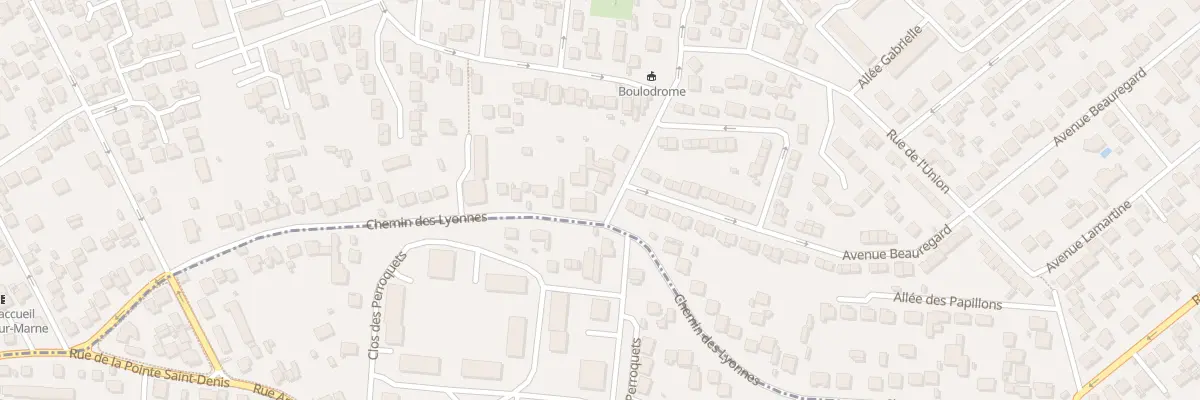 Plan du 62 Rue des Perroquets à Villiers-sur-Marne