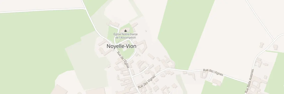 Plan du 20 Rue de l’Eglise à Noyelle-Vion