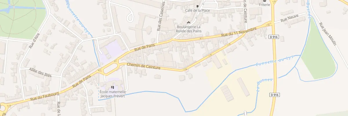 Plan du 27 Rue de Paris à Saint-Venant