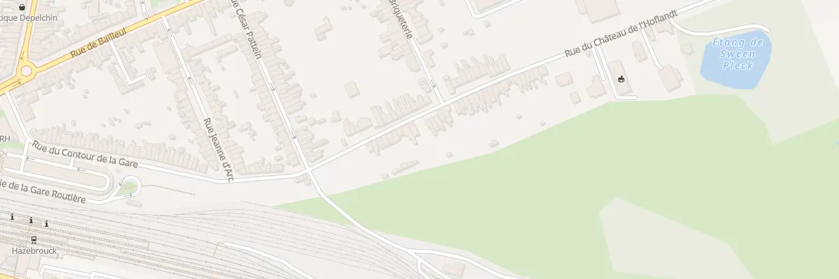 Plan du 24 Rue du Contour de la Gare à Hazebrouck