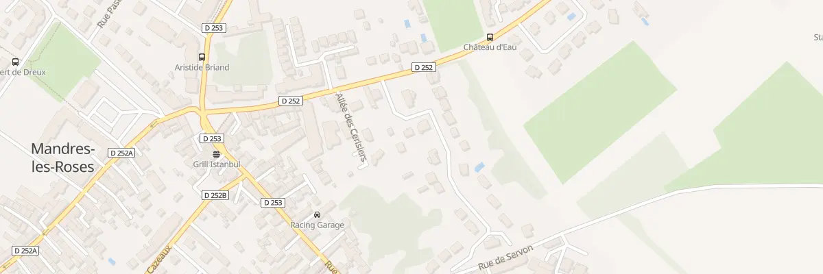 Plan du 2 All des Tilleuls à Mandres-les-Roses