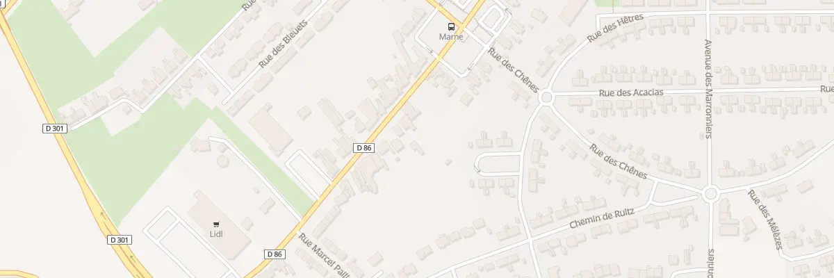 Plan du 370 Rue du Docteur Paul Bonduelle à Houdain