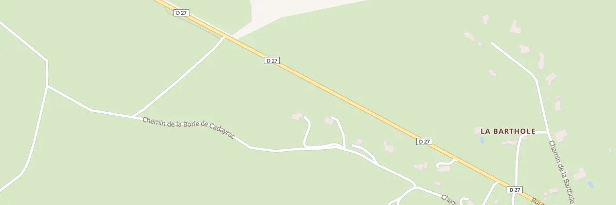 Plan du 5881 La Borie à Salles-la-Source