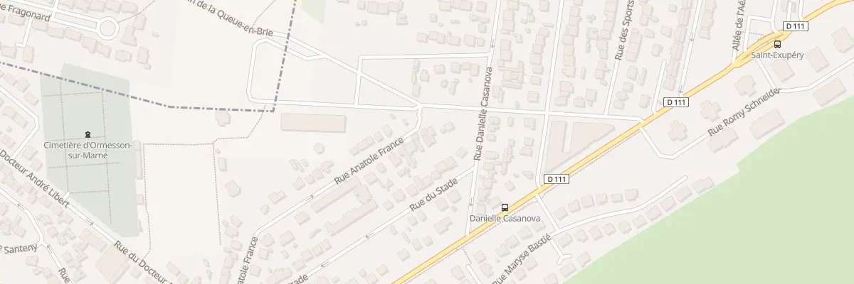 Plan du 50B Rue Anatole France à Ormesson-sur-Marne