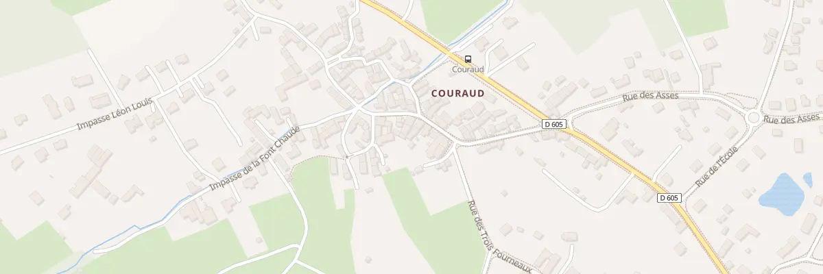 Plan du 22 Rue du Doc Chalais à Domérat