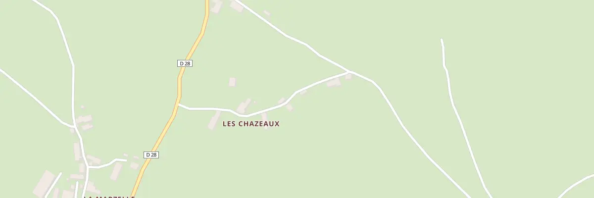 Plan du 5 Les Chazeaux à Dontreix