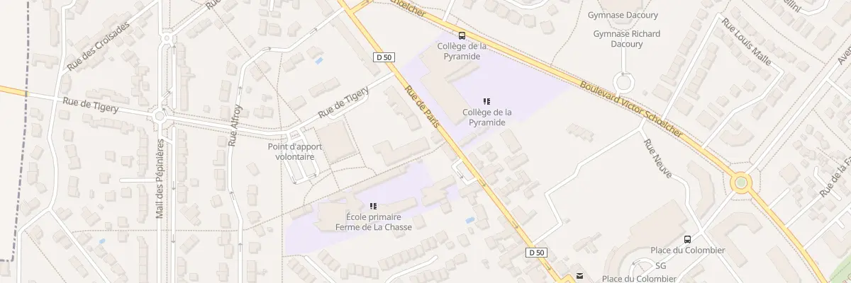 Plan du 1T Av des Platanes à Lieusaint
