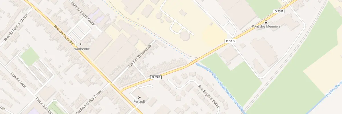 Plan du 59 Rue du Pont des Meuniers à Hazebrouck