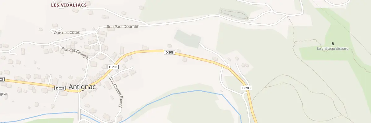 Plan du 22 Rue Jacques de Chabannes à Antignac
