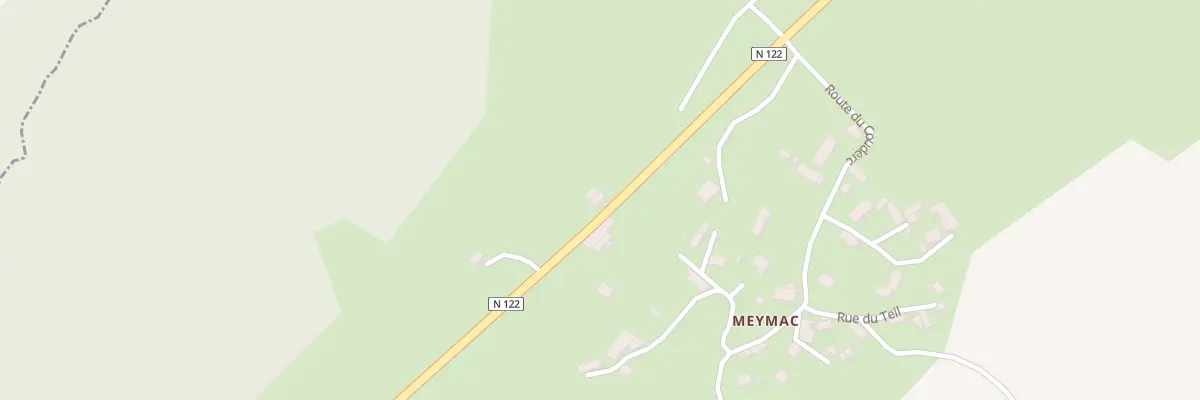 Plan du 2 Les Hauts de Meymac à Polminhac