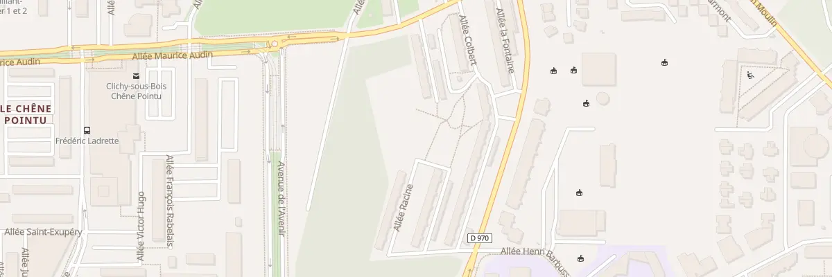 Plan du 5 All Racine à Clichy-sous-Bois