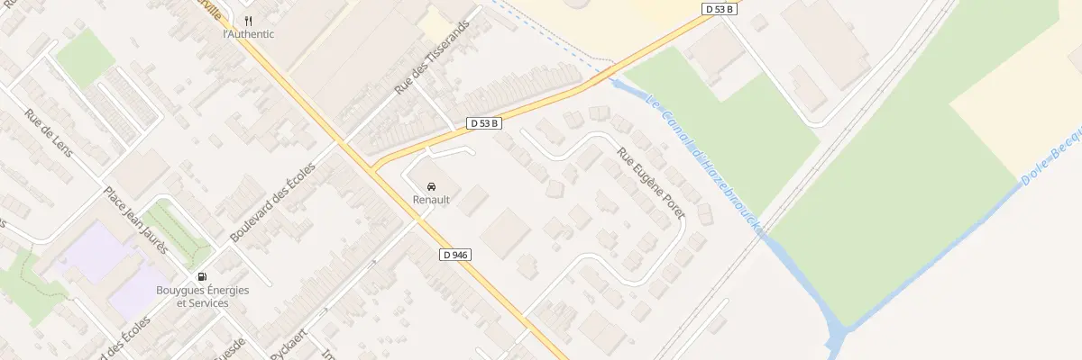 Plan du 37 Rue Eugène Poret à Hazebrouck