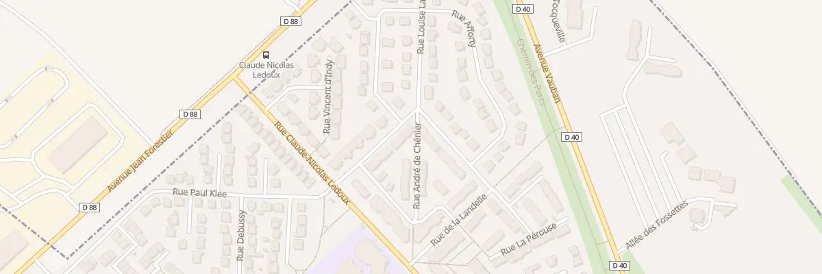 Plan du 26 Rue Louise Labe à Villepinte