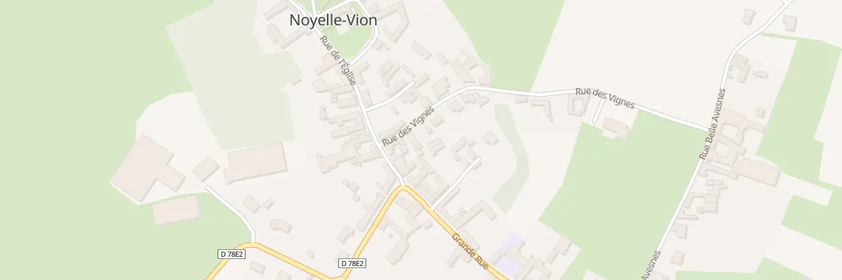 Plan du 1 Rue des Vignes à Noyelle-Vion