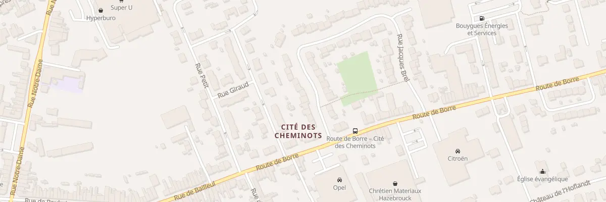 Plan du 9 Rue Jacques Brel à Hazebrouck